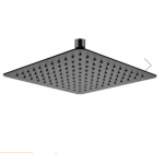 Aqua Matte Black Square Super-slim Shower Head 250